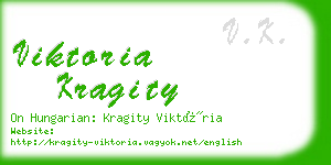 viktoria kragity business card